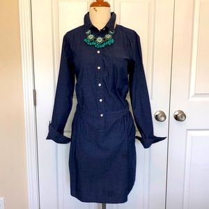 Banana Republic denim drop waist dress size 10